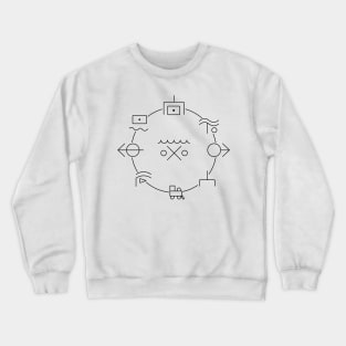 Hobo Codes Circle Crewneck Sweatshirt